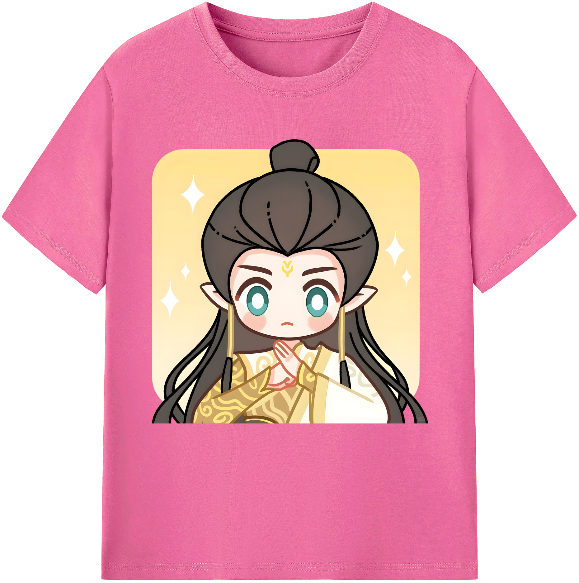 （画像用） Ne Zha 2 ナタ 魔童の大暴れ レディースカジュアルプリントTシャツ（綿100％）